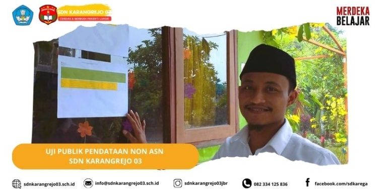 UJI PUBLIK PENDATAAN NON ASN SDN KARANGREJO 03